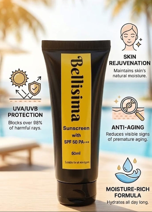 Sunscreen with SPF 50 PA+++